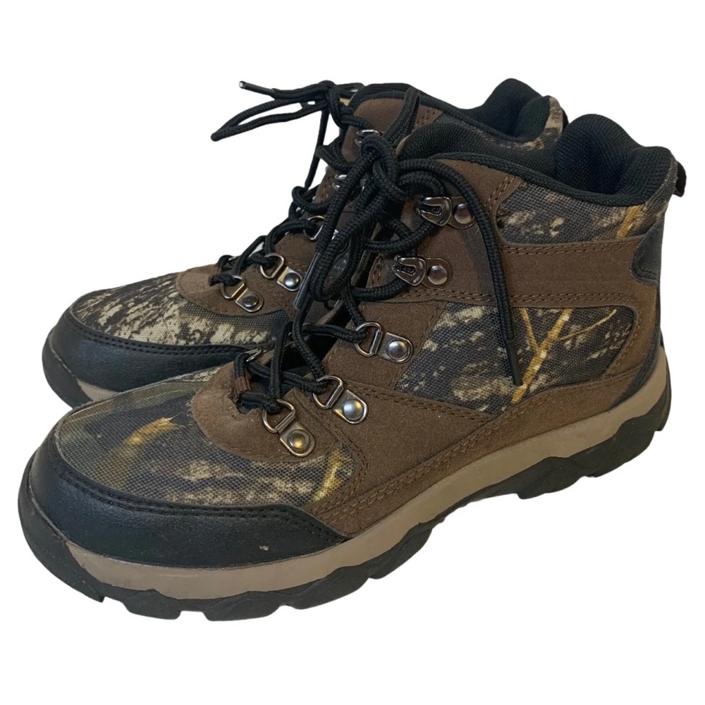 OZARK TRAIL Hound Boots Boy's Brown Camouflage Size 4
